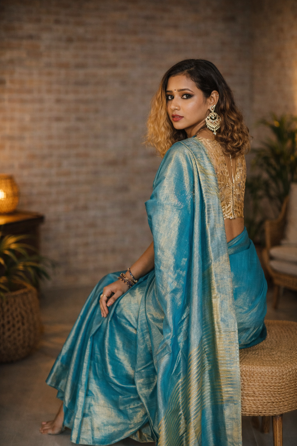 Sky High Saree occasion wear styling – RongSuta